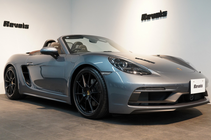 ポルシェ 718 ボクスター GTS 4.0 PDK OP246 登録済未使用車 GTSインテリアPKG 18wayスポーツシートプラス LEDヘッドライト BOSE ACC バナジウムグレー 中古車