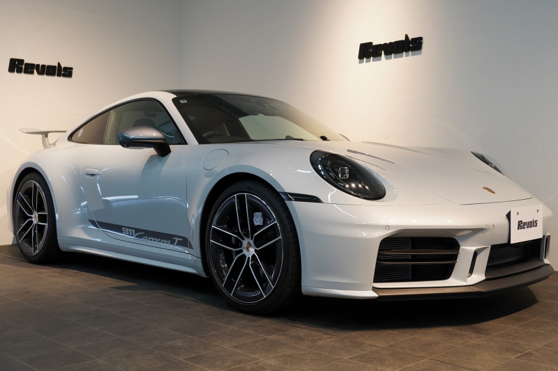 ポルシェ 911(Type992) Carrera T 6MT 後期モデル(992.2) 1オーナー OP500  エアロキット カーボンルーフ CarreraTインテリアPKG 18way電動シート Burmester 中古車 中古車