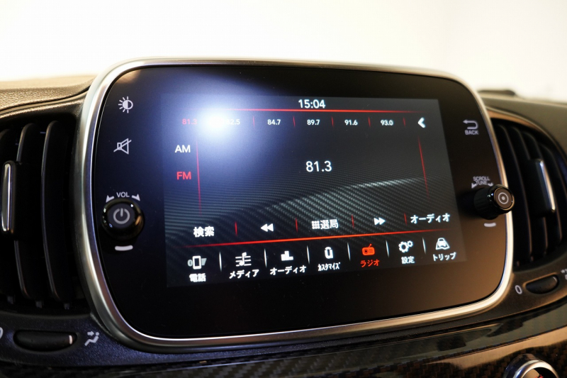 アバルト 595 モメント 5MT 左H 全国49台限定 ミシュラン25年製新品タイヤ交換済 専用マットグレー 中古車 中古車