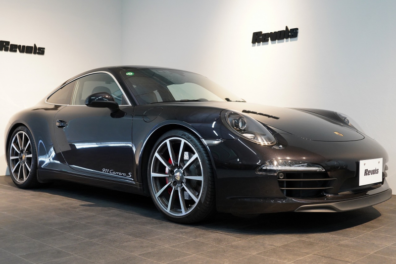 ポルシェ 911(Type991.1) Carrera S PDK 左H ペピータ柄シート スポクロ スポエグ スポーツステア ガラスSR オールレザー 中古車 中古車