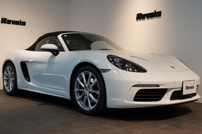 ポルシェ 718 ボクスター 2.0 6MT 19インチBoxsterSホイール スポーツエグゾースト スポーツテールパイプ 電格ミラー 中古車 中古車