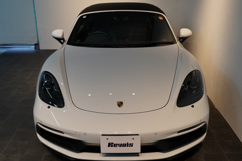 ポルシェ 718 ボクスター GTS 2.5 PDK 延長保証付 キャララホワイトメタリック PDLSティンテッドヘッドライト ロールオーバーバー同色塗装 中古車 中古車