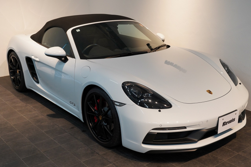 ポルシェ 718 ボクスター GTS 2.5 PDK 延長保証付 キャララホワイトメタリック PDLSティンテッドヘッドライト ロールオーバーバー同色塗装 中古車 中古車