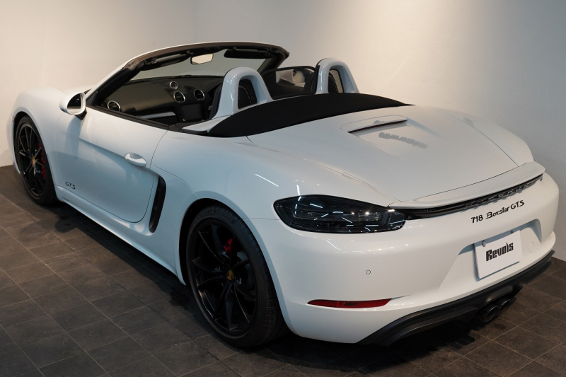 ポルシェ 718 ボクスター GTS 2.5 PDK 延長保証付 キャララホワイトメタリック PDLSティンテッドヘッドライト ロールオーバーバー同色塗装 中古車 中古車