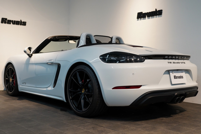 ポルシェ 718 ボクスター GTS 2.5 PDK 延長保証付 キャララホワイトメタリック PDLSティンテッドヘッドライト ロールオーバーバー同色塗装 中古車 中古車
