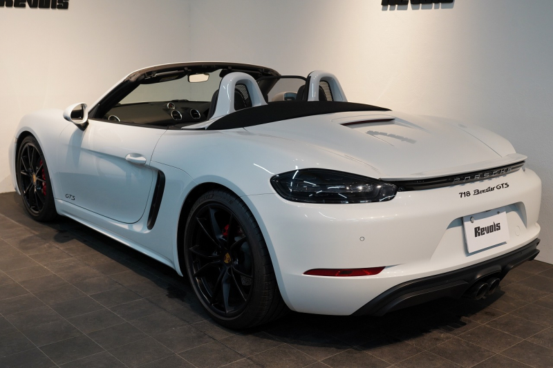 ポルシェ 718 ボクスター GTS 2.5 PDK 延長保証付 キャララホワイトメタリック PDLSティンテッドヘッドライト ロールオーバーバー同色塗装 中古車 中古車
