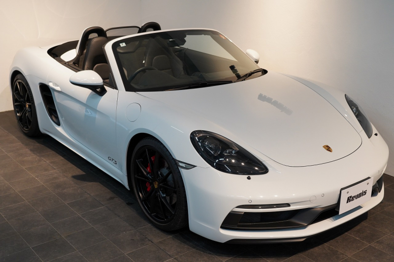 ポルシェ 718 ボクスター GTS 2.5 PDK 延長保証付 キャララホワイトメタリック PDLSティンテッドヘッドライト ロールオーバーバー同色塗装 中古車 中古車