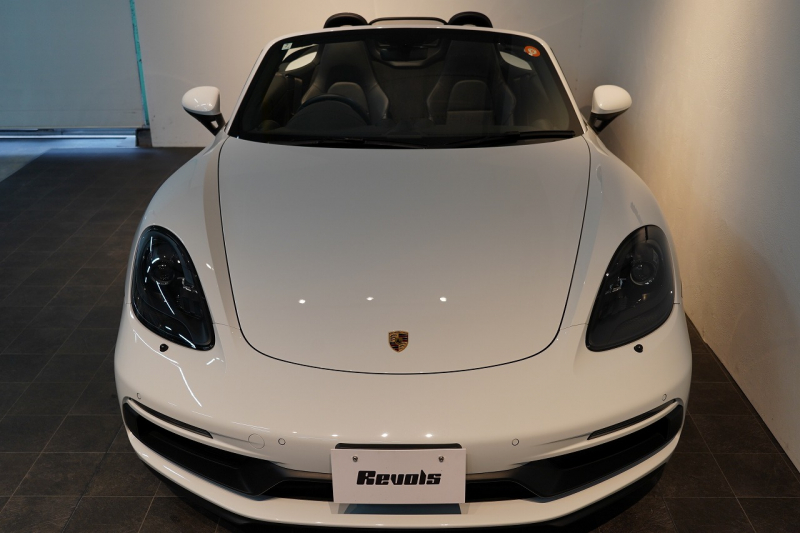 ポルシェ 718 ボクスター GTS 2.5 PDK 延長保証付 キャララホワイトメタリック PDLSティンテッドヘッドライト ロールオーバーバー同色塗装 中古車 中古車