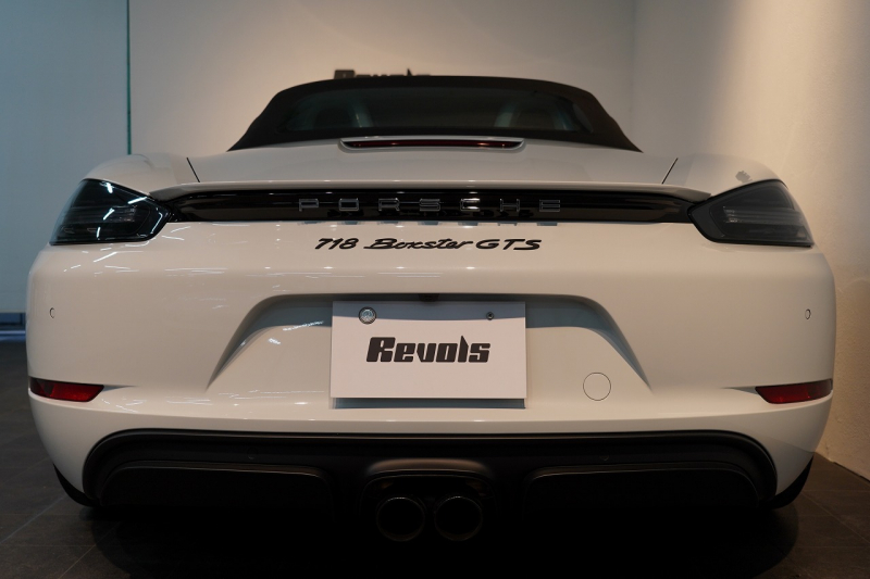 ポルシェ 718 ボクスター GTS 2.5 PDK 延長保証付 キャララホワイトメタリック PDLSティンテッドヘッドライト ロールオーバーバー同色塗装 中古車 中古車