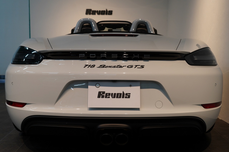 ポルシェ 718 ボクスター GTS 2.5 PDK 延長保証付 キャララホワイトメタリック PDLSティンテッドヘッドライト ロールオーバーバー同色塗装 中古車 中古車