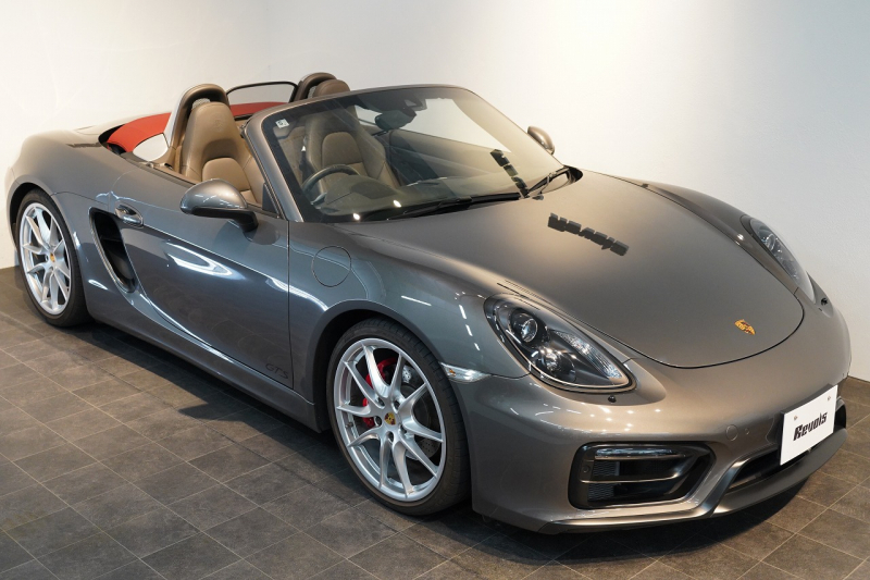 ポルシェ ボクスター(Type981) GTS PDK ナチュラルレザーインテリア 18way電動シート シートベンチレーター PDLS+バイキセノンヘッドランプ エントリー＆ドライブ 中古車 中古車
