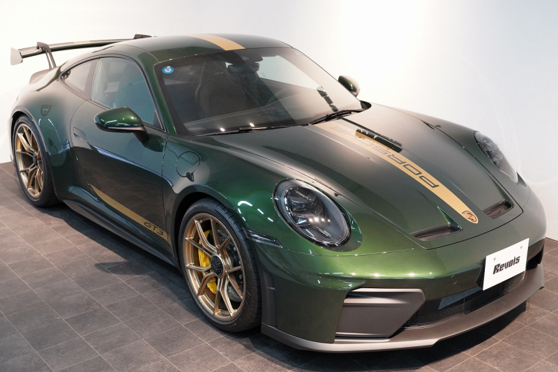 ポルシェ 911(Type992) (Type992.2) GT3 OP452 PCCB フロントリフト クロノPKG レザー＆Race-Tex拡張インテリア HDマトリックスヘッドライト 1オーナー 中古車 中古車