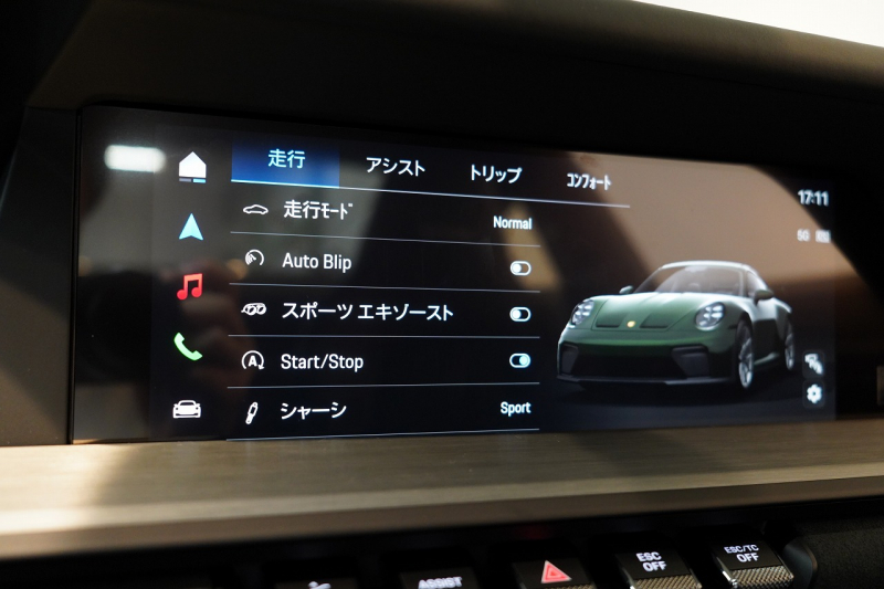 ポルシェ 911(Type992) (Type992.2) GT3 OP452 PCCB フロントリフト クロノPKG レザー＆Race-Tex拡張インテリア HDマトリックスヘッドライト 1オーナー 中古車 中古車
