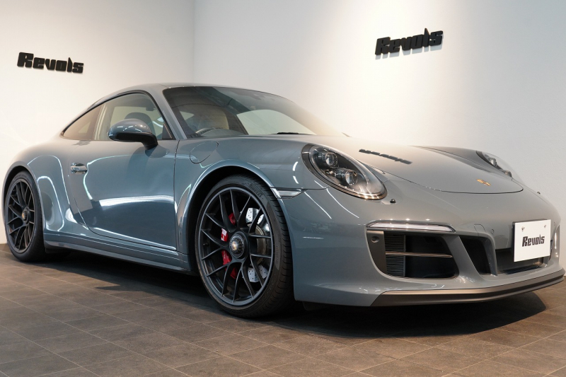 ポルシェ 911(Type991.2) Carrera GTS PDK レザー×Sport-Texインテリア(グラファイトブルー×クレヨン) 前後パークアシスト付リバーシングカメラ グラファイトブルーメタリック 中古車
