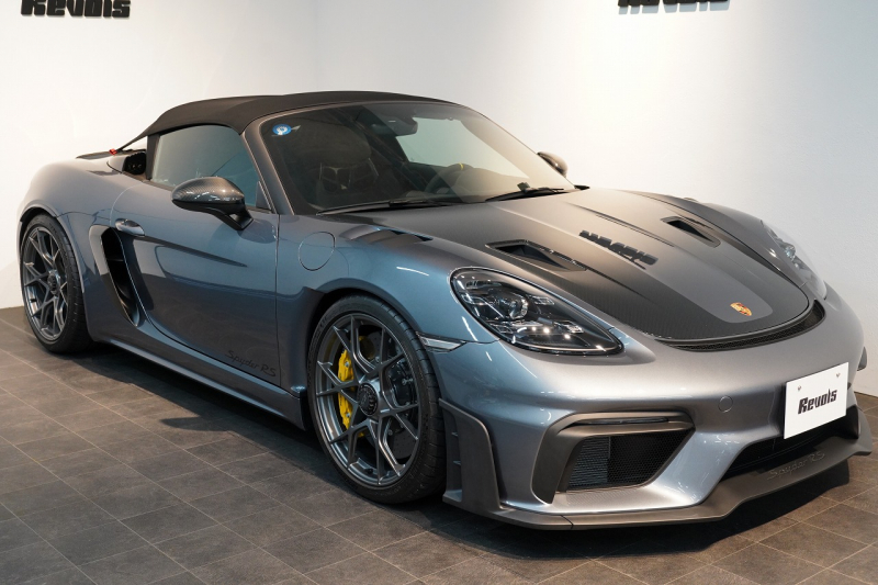 ポルシェ 718スパイダー RS PDK OP466.5万 1オーナー ヴァイザッハPKG クロノPKG PCCB フロントリフト 中古車 中古車