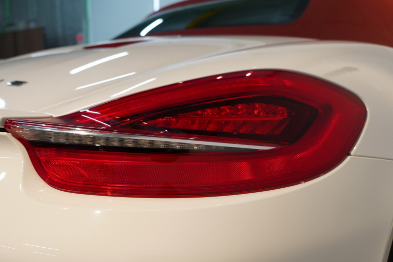 ポルシェ ボクスター(Type981) PDK 赤幌 ルクソールベージュインテリア スポーツステアリング スポーツテールパイプ 中古車 中古車