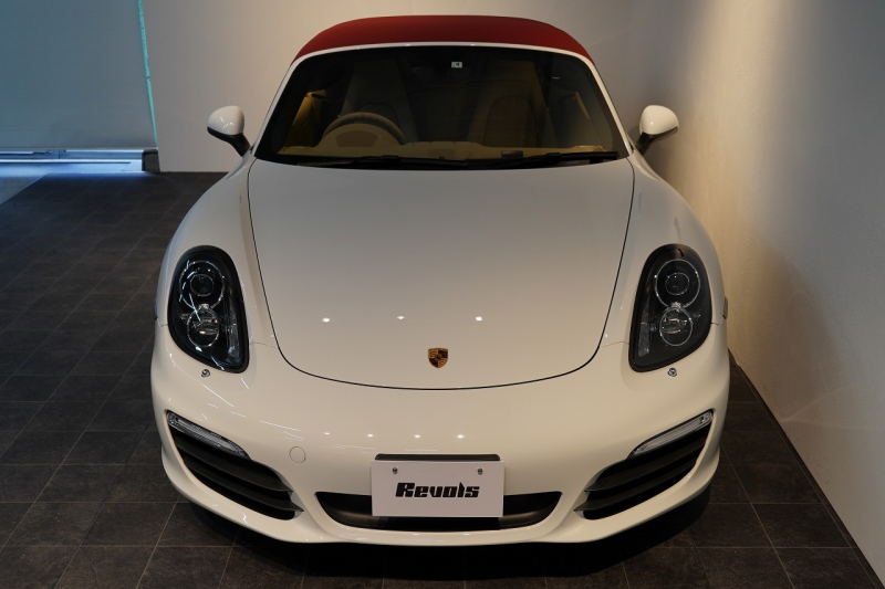 ポルシェ ボクスター(Type981) PDK 赤幌 ルクソールベージュインテリア スポーツステアリング スポーツテールパイプ 中古車 中古車