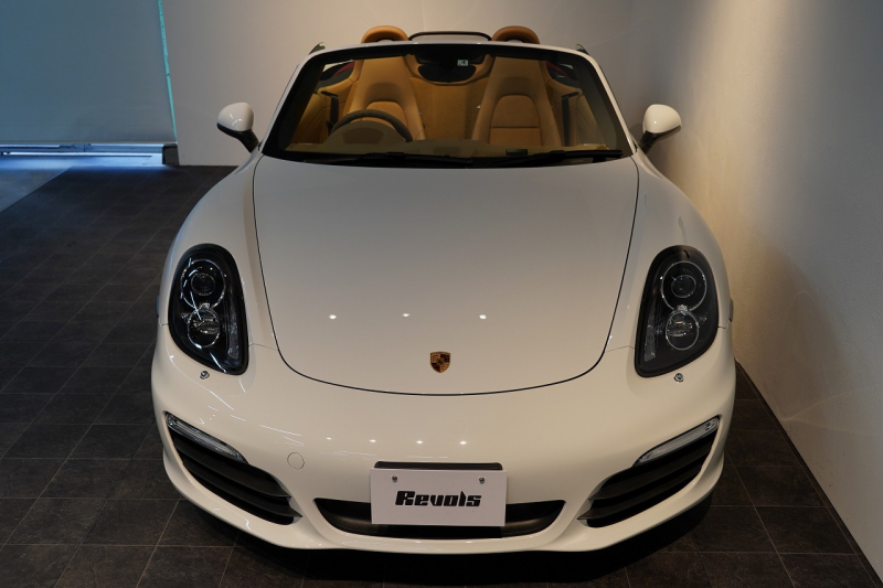 ポルシェ ボクスター(Type981) PDK 赤幌 ルクソールベージュインテリア スポーツステアリング スポーツテールパイプ 中古車 中古車