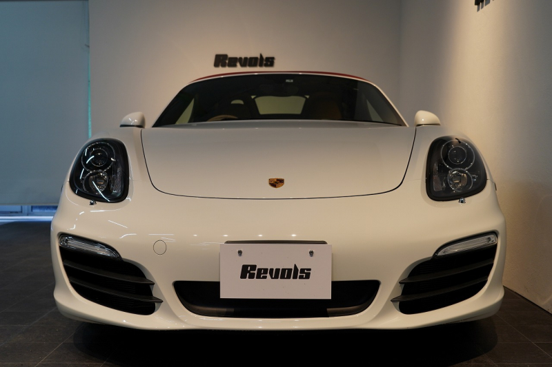 ポルシェ ボクスター(Type981) PDK 赤幌 ルクソールベージュインテリア スポーツステアリング スポーツテールパイプ 中古車 中古車