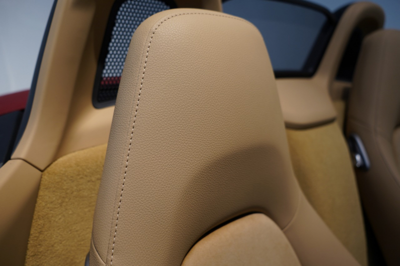 ポルシェ ボクスター(Type981) PDK 赤幌 ルクソールベージュインテリア スポーツステアリング スポーツテールパイプ 中古車 中古車