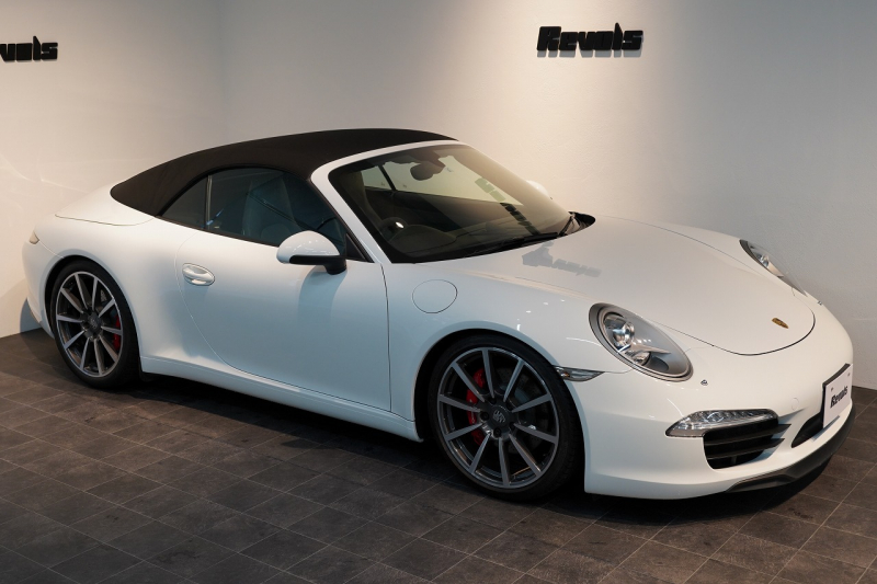 ポルシェ 911(Type991.1) Carrera S Cabriolet スポクロ スポエグ ツートンオールレザー スポーツステアリング 中古車 中古車