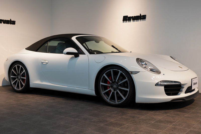 ポルシェ 911(Type991.1) Carrera S Cabriolet スポクロ スポエグ ツートンオールレザー スポーツステアリング 中古車 中古車