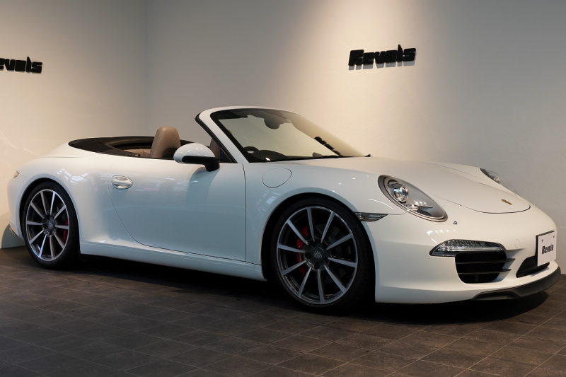 ポルシェ 911(Type991.1) Carrera S Cabriolet スポクロ スポエグ ツートンオールレザー スポーツステアリング 中古車