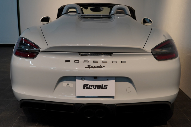 ポルシェ ボクスター(Type981) Spyder PCCB 18wayスポーツシート オールレザー×イエローステッチ キャララホワイト 中古車 中古車