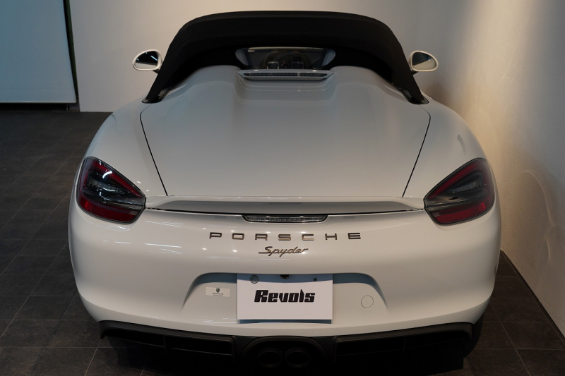 ポルシェ ボクスター(Type981) Spyder PCCB 18wayスポーツシート オールレザー×イエローステッチ キャララホワイト 中古車 中古車
