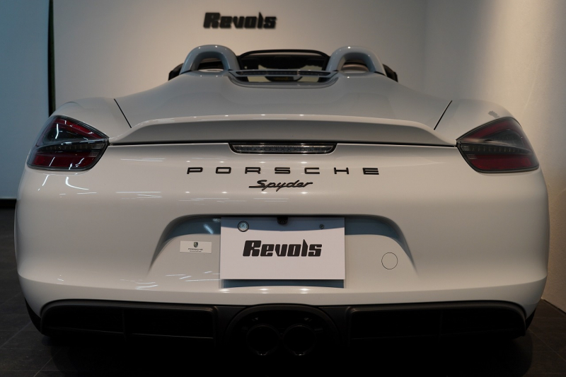 ポルシェ ボクスター(Type981) Spyder PCCB 18wayスポーツシート オールレザー×イエローステッチ キャララホワイト 中古車 中古車