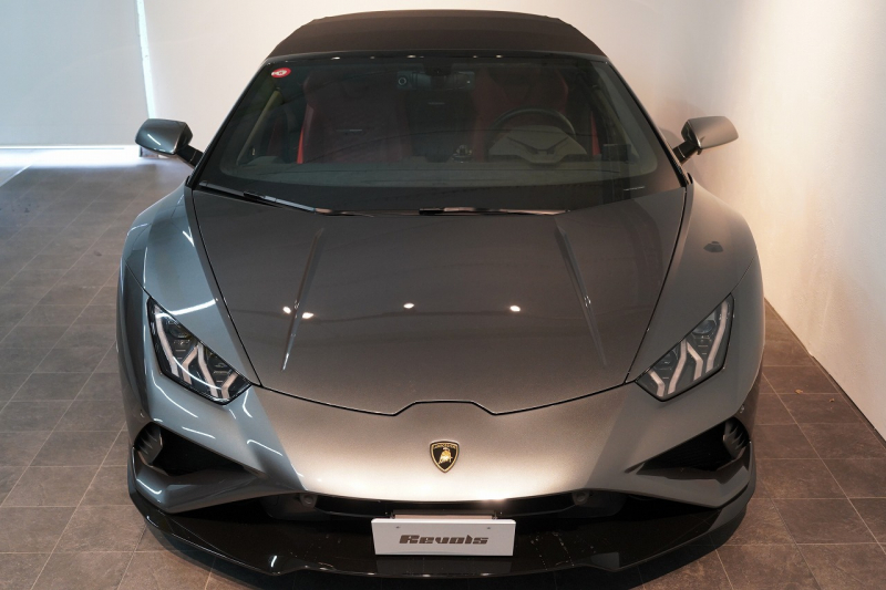 ランボルギーニ ウラカン EVO Spyder RWD Grigio Lynx  エレガントレザーインテリア/Rosso Rea 20インチNarvi鍛造ホイール 中古車 中古車