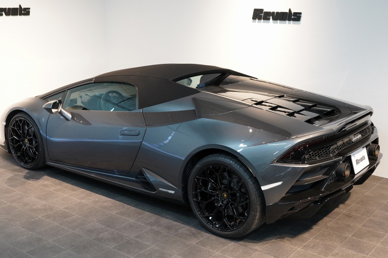 ランボルギーニ ウラカン EVO Spyder RWD Grigio Lynx  エレガントレザーインテリア/Rosso Rea 20インチNarvi鍛造ホイール 中古車 中古車