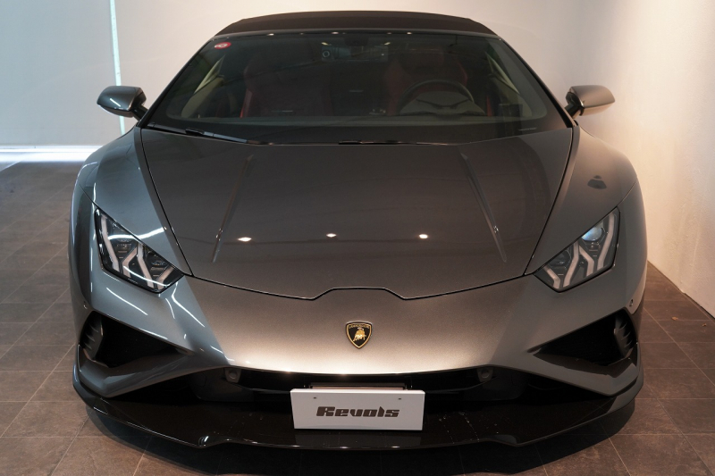 ランボルギーニ ウラカン EVO Spyder RWD Grigio Lynx  エレガントレザーインテリア/Rosso Rea 20インチNarvi鍛造ホイール 中古車 中古車