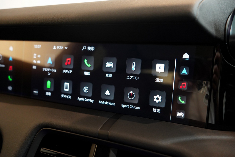 ポルシェ タイカン パフォーマンスバッテリープラス  4+1シート 1オーナー OP390 PSCB スポクロ PASM付エアサス 中古車 中古車