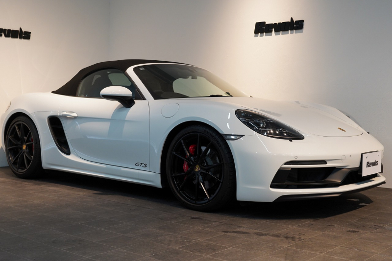 ポルシェ 718 ボクスター GTS 2.5 PDK PDLS+LEDヘッドライト  2ゾーンオートエアコン パークアシスト付バックカメラ 中古車 中古車