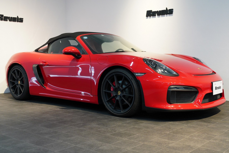 ポルシェ ボクスター(Type981) Spyder スパイダークラシックインテリア カーボンスポーツフルバケットシート 中古車 中古車