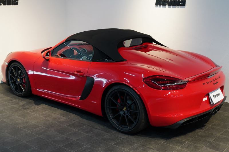 ポルシェ ボクスター(Type981) Spyder スパイダークラシックインテリア カーボンスポーツフルバケットシート 中古車 中古車