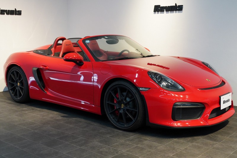 ポルシェ ボクスター(Type981) Spyder スパイダークラシックインテリア カーボンスポーツフルバケットシート 中古車 中古車
