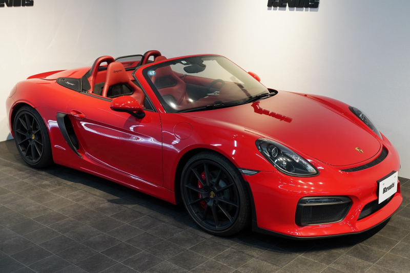 ポルシェ ボクスター(Type981) Spyder スパイダークラシックインテリア カーボンスポーツフルバケットシート 中古車 中古車