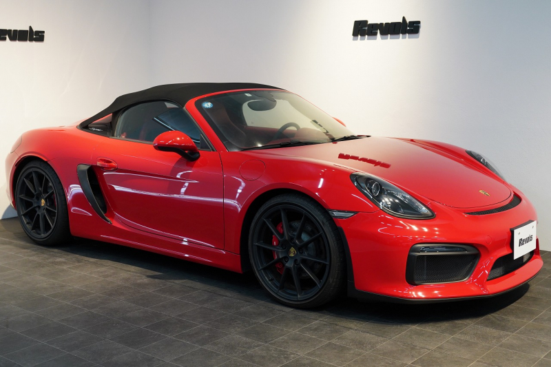 ポルシェ ボクスター(Type981) Spyder スパイダークラシックインテリア カーボンスポーツフルバケットシート 中古車 中古車