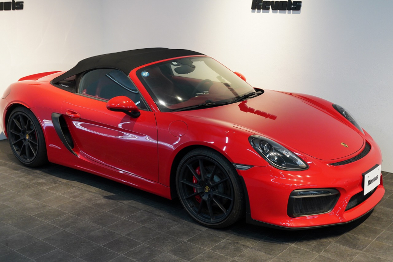 ポルシェ ボクスター(Type981) Spyder スパイダークラシックインテリア カーボンスポーツフルバケットシート 中古車 中古車