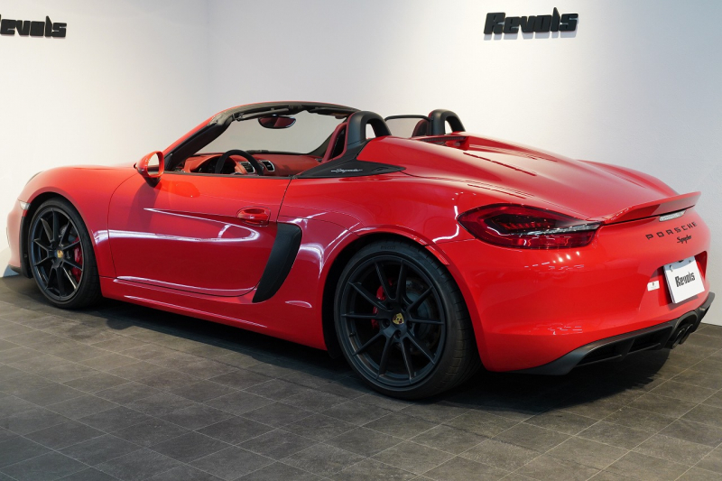 ポルシェ ボクスター(Type981) Spyder スパイダークラシックインテリア カーボンスポーツフルバケットシート 中古車 中古車