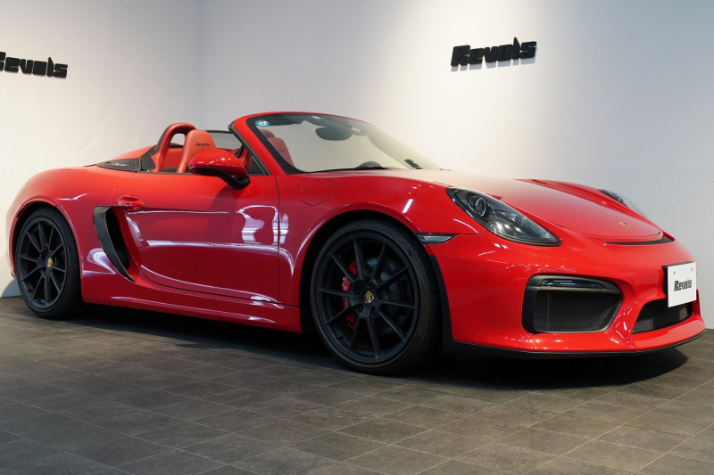 ポルシェ ボクスター(Type981) Spyder スパイダークラシックインテリア カーボンスポーツフルバケットシート 中古車