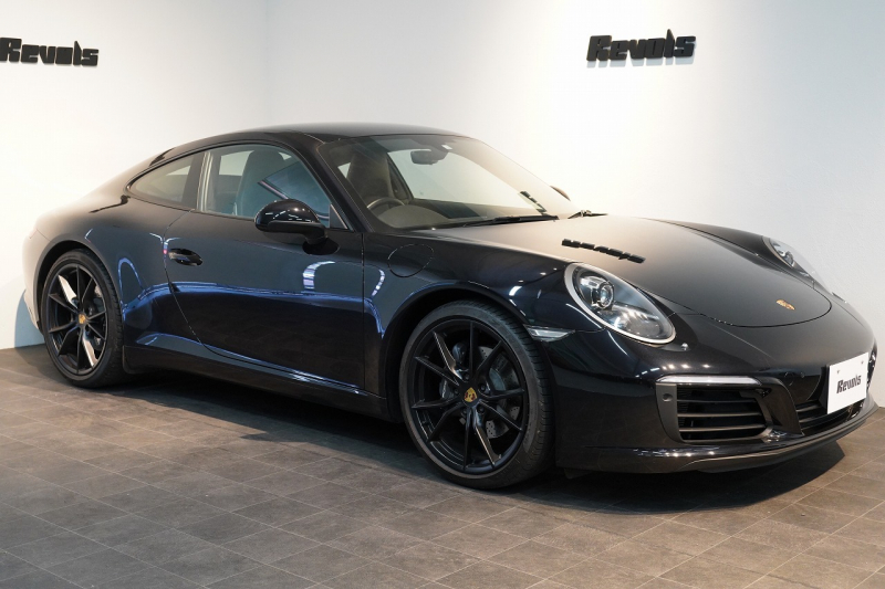 ポルシェ 911(Type991.2) Carrera 7MT スポーツクロノ スポーツテールパイプ パークアシスト付バックカメラ  ジェットブラック 中古車 中古車