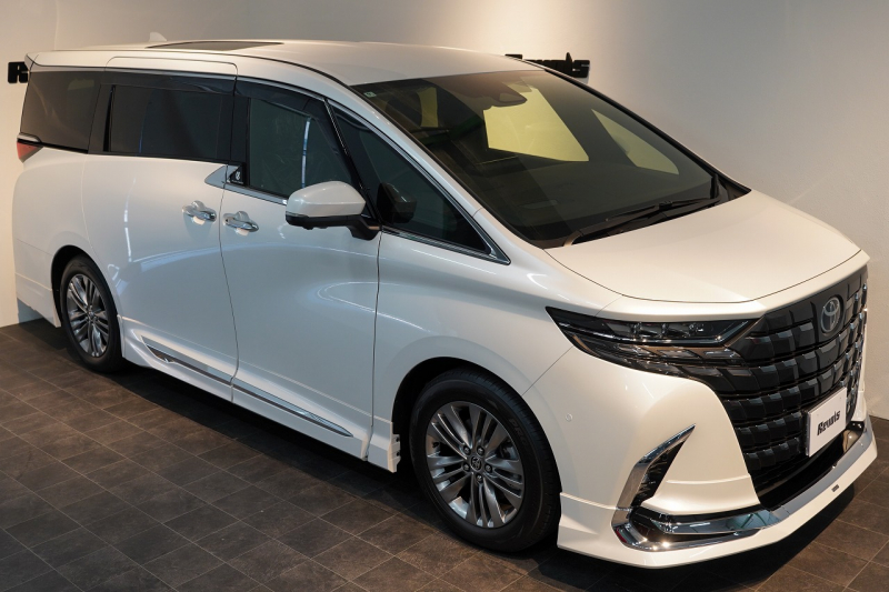 トヨタ アルファード Z ワンオーナー モデリスタエアロ 有機EL後席モニター ユニバーサルステップ デジタルインナーミラー 中古車 中古車