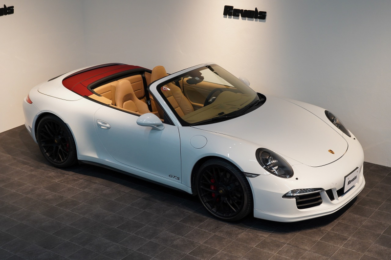 ポルシェ 911(Type991.1) Carrera GTS Cabriolet NA最終モデル 3.8L レッドトップ キャララホワイトメタリック  中古車