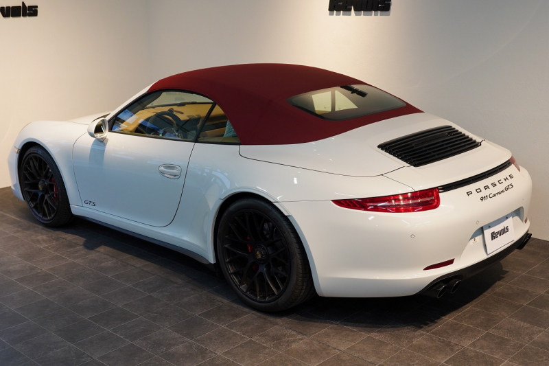 ポルシェ 911(Type991.1) Carrera GTS Cabriolet NA最終モデル 3.8L レッドトップ キャララホワイトメタリック  中古車
