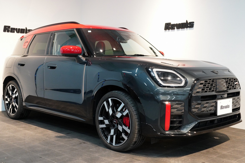 MINI(ミニ) ミニカントリーマン ALL4 JOHN COOPER WORKS TRIM ワンオーナー レジェンドグレー パフォーマンスブレーキ レッドスポーツストライプデカール 中古車