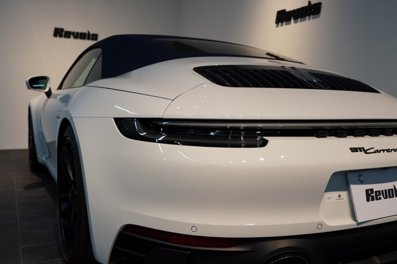 ポルシェ 911(Type992) Carrera GTS Cabriolet オールレザーインテリア（グラファイトブルー） ベンチレーション  中古車