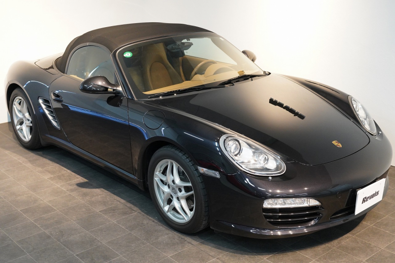 ポルシェ ボクスター(Type987) PDK 後期モデル 左H スポーツクロノ バサルトブラック PC入庫歴17回 中古車 中古車